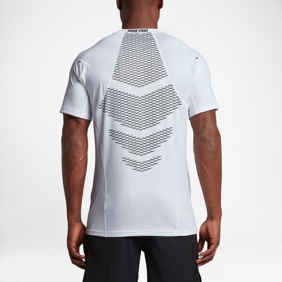 Nike Pro HyperCool | White / White / Black - Click Image to Close