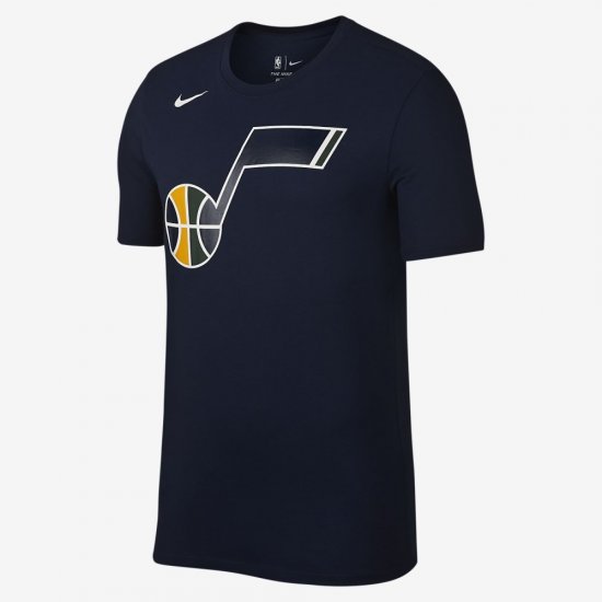 Utah Jazz Nike Dry Logo | College Navy - Click Image to Close