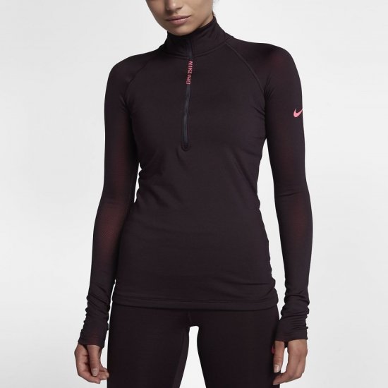 Nike Pro HyperWarm | Port Wine / Racer Pink - Click Image to Close