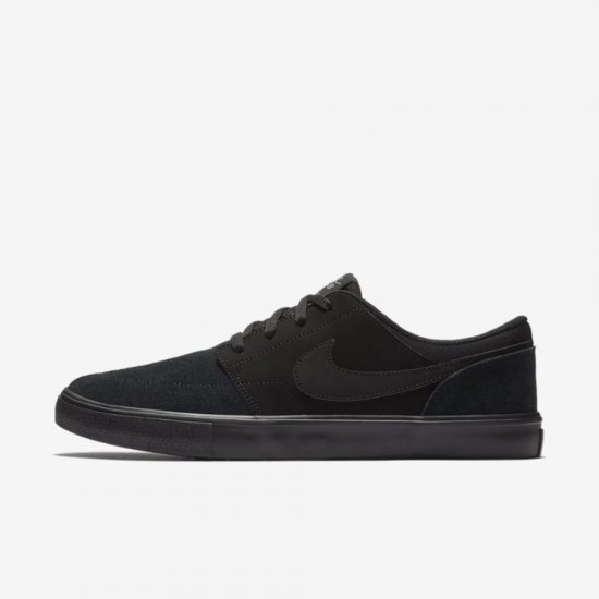 Nike SB Solarsoft Portmore II | Black / Black - Click Image to Close