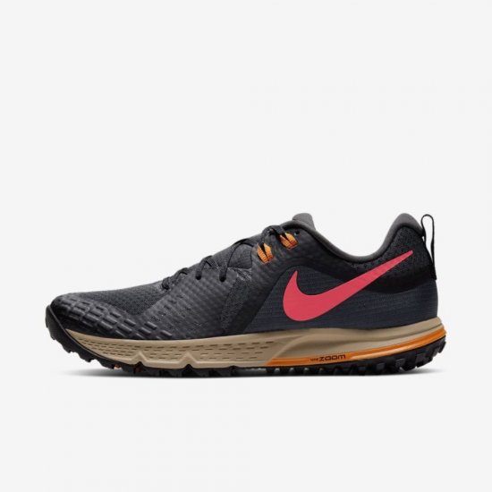 Nike Air Zoom Wildhorse 5 | Dark Smoke Grey / Black / Magma Orange / Laser Crimson - Click Image to Close