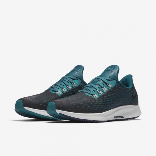 Nike Air Zoom Pegasus 35 Premium | Geode Teal / Light Silver / Midnight Spruce - Click Image to Close