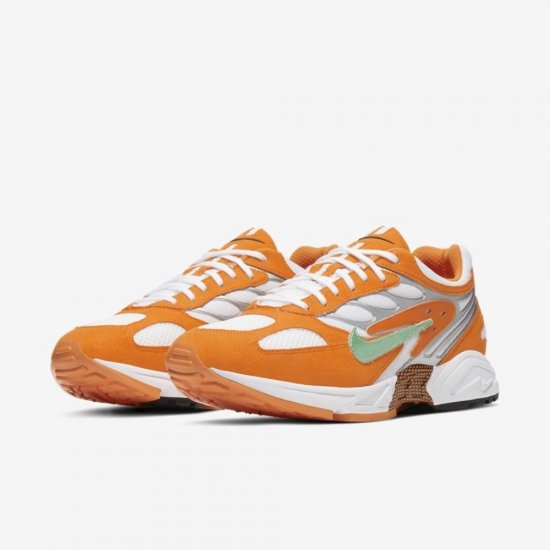 Nike Air Ghost Racer | Orange Peel / Pure Platinum / White / Aphid Green - Click Image to Close