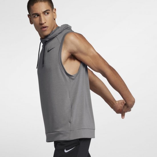 Nike Dri-FIT Hooded | Gunsmoke / Black / Vast Grey / Black - Click Image to Close