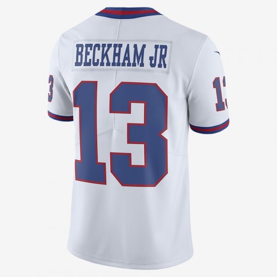 NFL New York Giants Color Rush Limited Jersey (Odell Beckham Jr.) | White - Click Image to Close