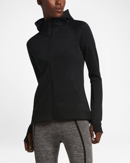 Nike Sportswear Tech Fleece Windrunner | Black / Black - Click Image to Close