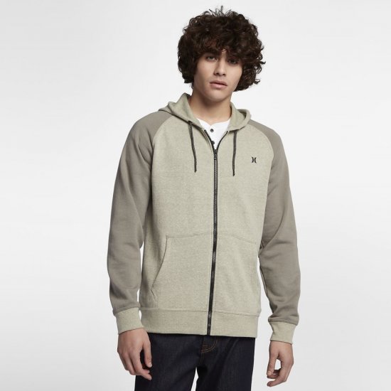 Hurley Bayside Zip | Dark Stucco - Click Image to Close