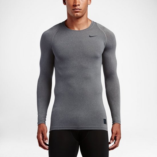 Nike Pro | Carbon Heather / Black / Black - Click Image to Close