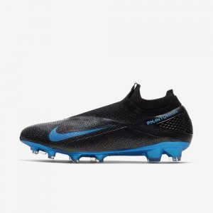 Nike Phantom Vision 2 Elite Dynamic Fit FG | Black / Anthracite / Laser Blue