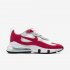 Nike Air Max 270 React | White / Pure Platinum / Black / University Red