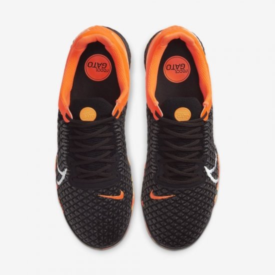 Nike React Gato | Black / Total Orange / Dark Smoke Grey / White - Click Image to Close