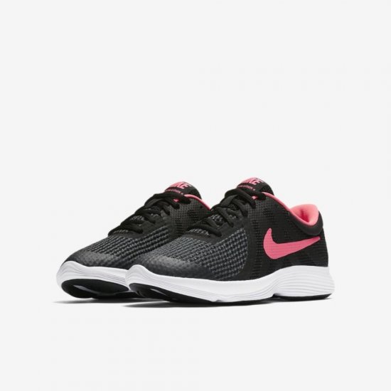 Nike Revolution 4 | Black / White / Racer Pink - Click Image to Close