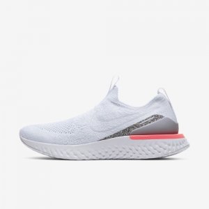 Nike Epic Phantom React Flyknit Icon Clash | White / Wolf Grey / Lava Glow / Pure Platinum