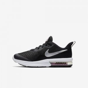 Nike Air Max Sequent 4 | Black / Anthracite / White / Metallic Silver