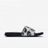 Nike Benassi JDI Floral | Black / White / Black