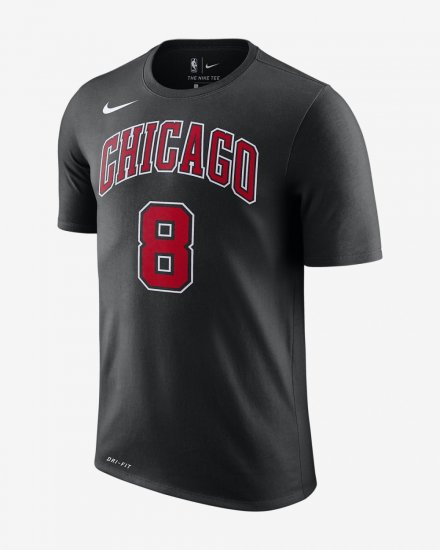 Zach LaVine Chicago Bulls Nike Dry | Black - Click Image to Close