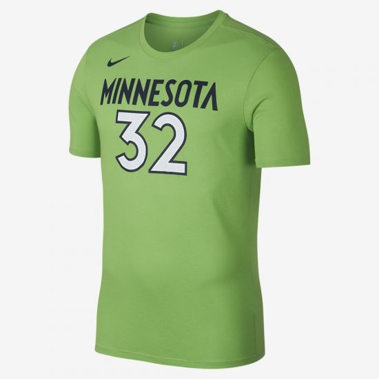 Karl-Anthony Towns Minnesota Timberwolves Nike Dry | Action Green - Click Image to Close