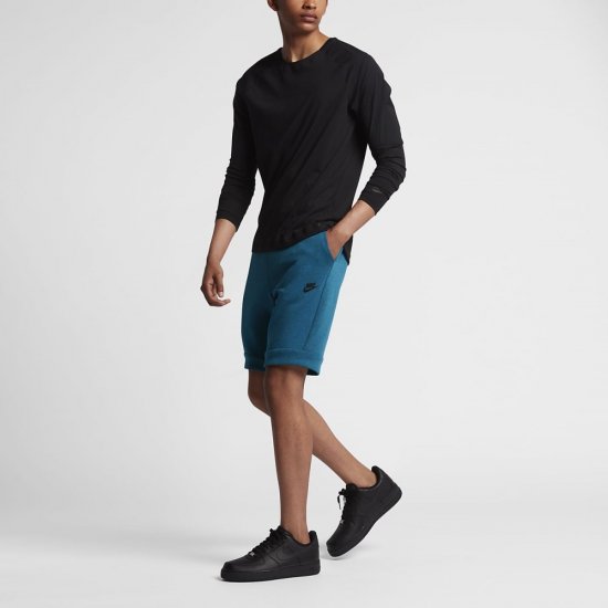 Nike Sportswear Tech Fleece | Industrial Blue / Heather / Black - Click Image to Close