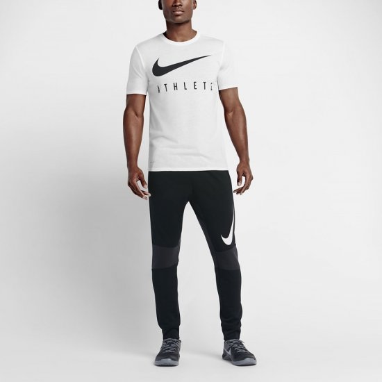 Nike Swoosh Athlete | White / White / Black - Click Image to Close