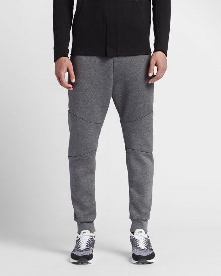 Nike Sportswear Tech Fleece | Carbon Heather / Black / Black - Click Image to Close