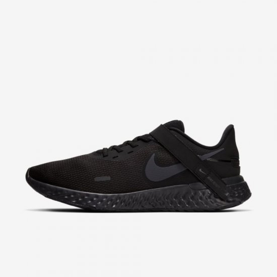 Nike Revolution 5 FlyEase | Black / Anthracite - Click Image to Close