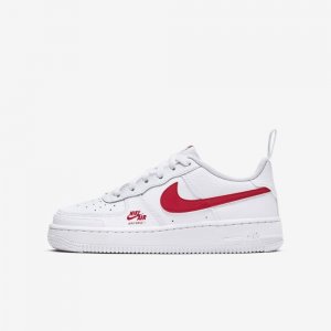 Nike Air Force 1 | White / Light Smoke Grey / University Red