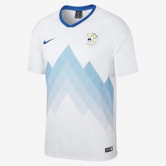 2018 Slovenia Stadium Home | White / Blue Nebula / Blue Nebula - Click Image to Close