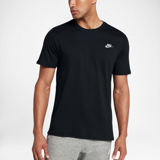 Nike Sportswear | Black / Black / White - Click Image to Close