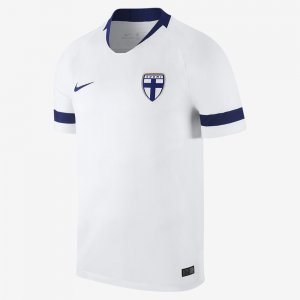 2018 Finland Stadium Home | White / Deep Royal Blue