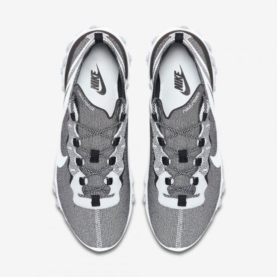 Nike React Element 55 SE | White / Wolf Grey / Black / Pure Platinum - Click Image to Close