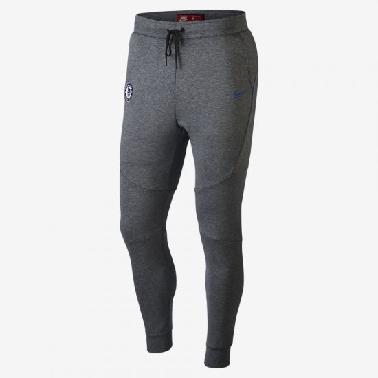 Chelsea FC Tech Fleece | Carbon Heather / Rush Blue - Click Image to Close