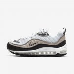 Nike Air Max 98 | White / Desert Sand / Black / Metallic Silver