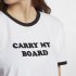 Hurley Carry My Board Ringer | White / Black