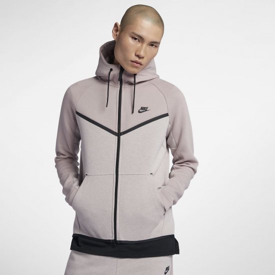 Nike Sportswear Tech Fleece Windrunner | Particle Rose / Particle Rose / Heather / Black - Click Image to Close