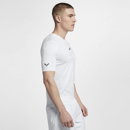 NikeCourt AeroReact Rafa | White / Black / Black - Click Image to Close