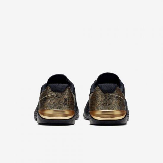 Nike Metcon 5 Black x Gold | Black / Black / Metallic Gold - Click Image to Close