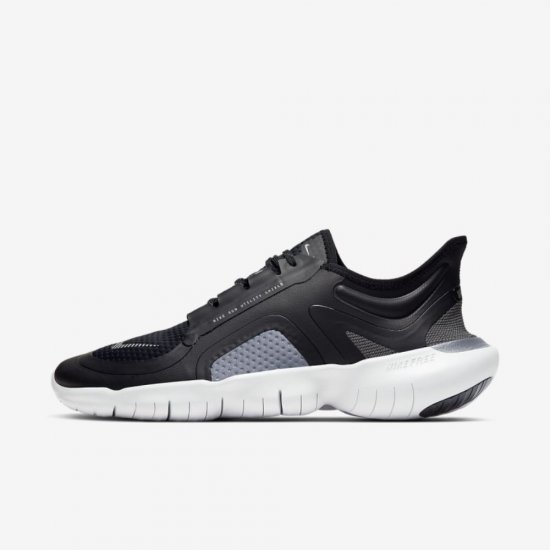 Nike Free RN 5.0 Shield | Black / Cool Grey / Silver - Click Image to Close