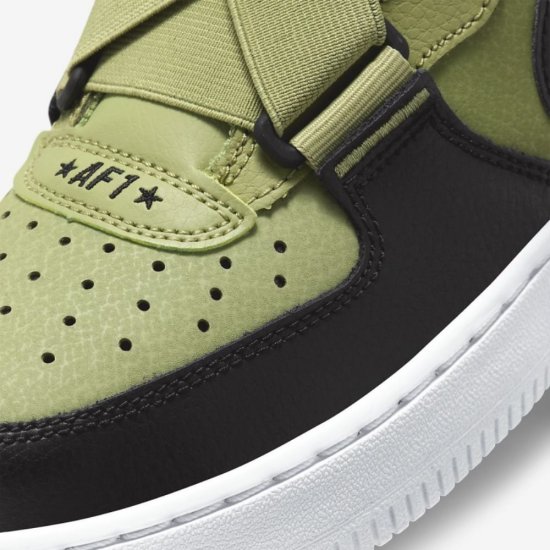 Nike Air Force 1 Highness | Dusty Olive / White / Black - Click Image to Close