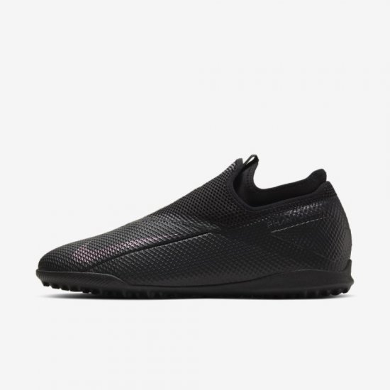 Nike Phantom Vision 2 Academy Dynamic Fit TF | Black / Black - Click Image to Close