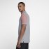 Nike Dri-FIT Pique Stripe | Wolf Grey / Rush Coral / Wolf Grey