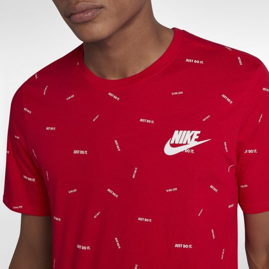 Nike Sportswear Just Do It | University Red / White - Click Image to Close