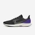 Nike Air Zoom Pegasus 36 Shield | Black / Desert Sand / Voltage Purple / Silver