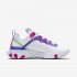 Nike React Element 55 | White / Sapphire / Barely Volt / Fire Pink