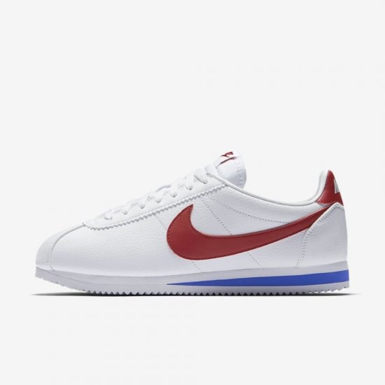 Nike Classic Cortez | White / Varsity Royal / Varsity Red - Click Image to Close