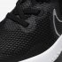 Nike Renew Run | Black / White / Dark Smoke Grey / Metallic Silver