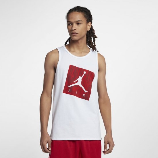 Jordan Lifestyle Jumpman Air | White / University Red / White - Click Image to Close