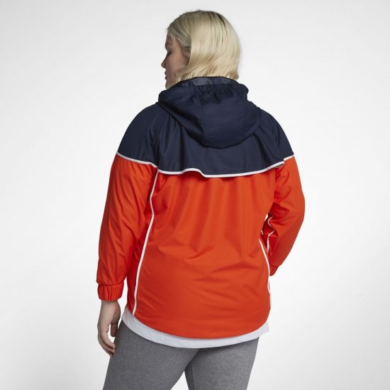Nike Sportswear Windrunner | Rush Orange / Obsidian / White - Click Image to Close