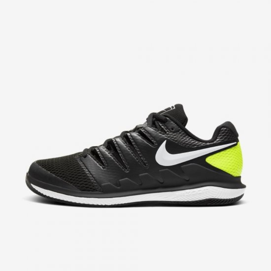 NikeCourt Air Zoom Vapor X | Black / Volt / White - Click Image to Close