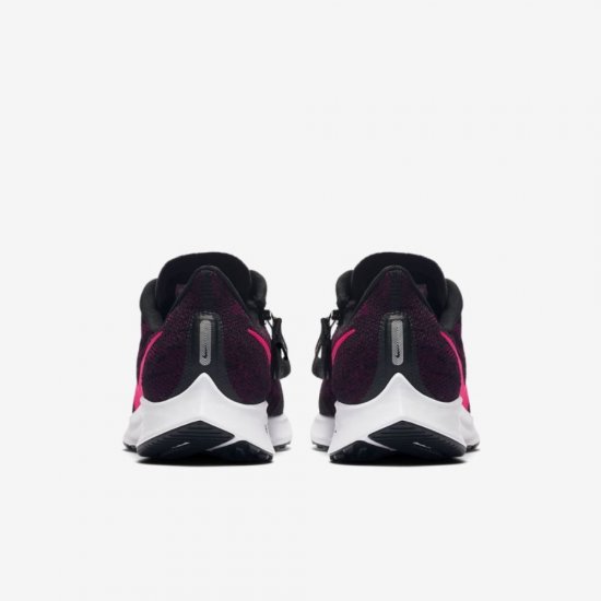 Nike Air Zoom Pegasus 36 FlyEase | Black / True Berry / White / Pink Blast - Click Image to Close