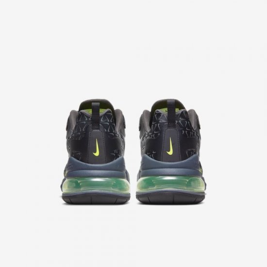 Nike Air Max 270 React | Black / Volt / Dark Grey - Click Image to Close